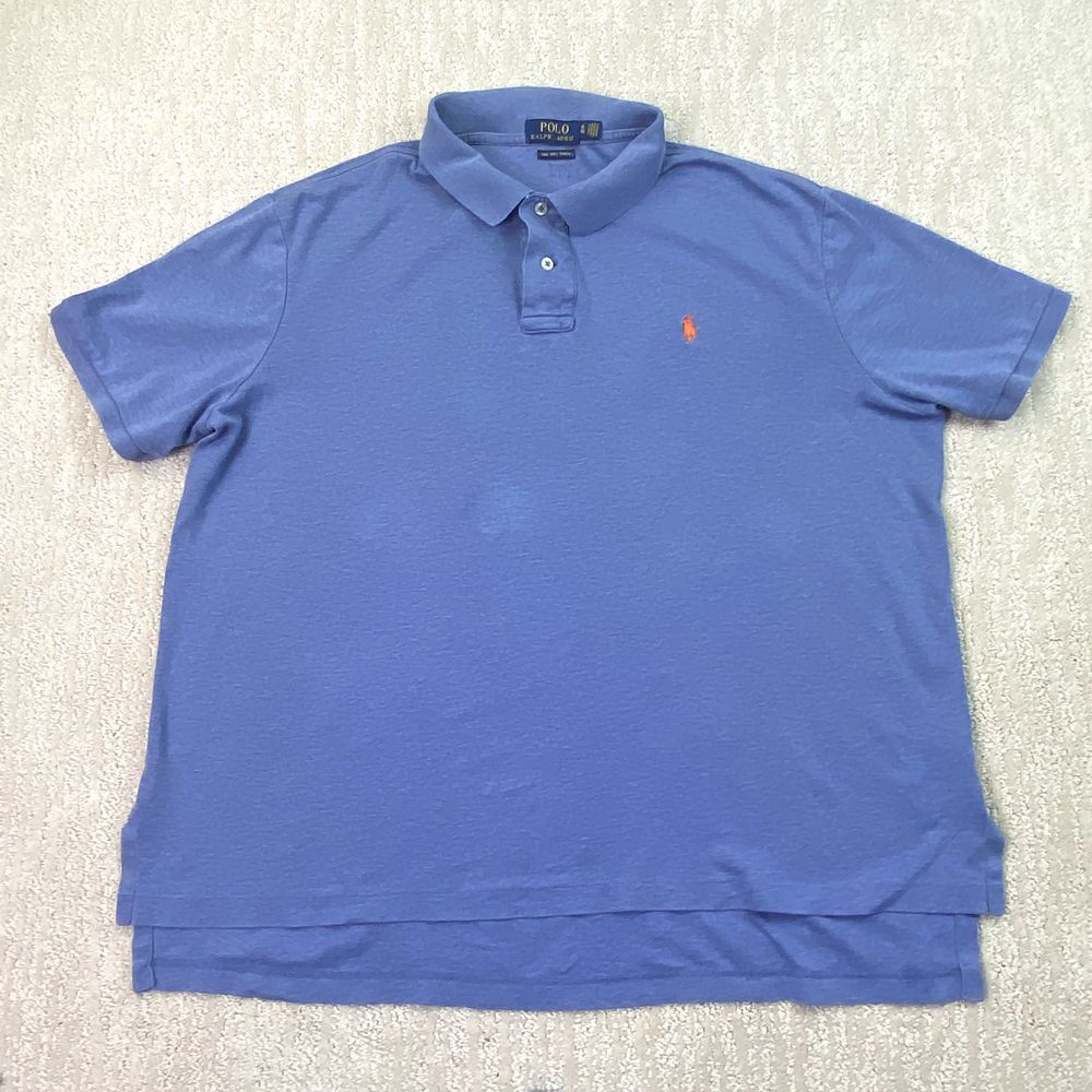 Polo Ralph Lauren Polo Shirt Mens XL Blue Short Sleeve*